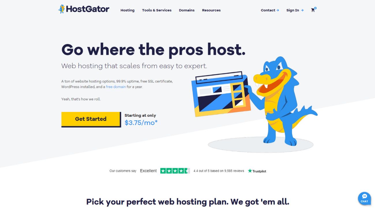 HostGator hosting