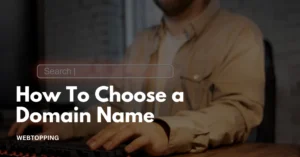 how to choose a domain name