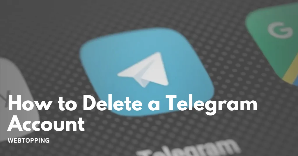 how to delete a telegram account