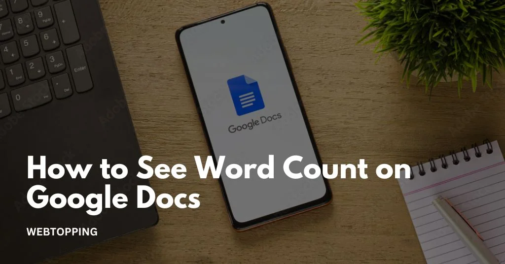 how to see word count on google docs