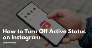 how to turn off active status on instagram