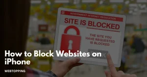 how to block websites on iphone