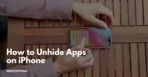 how to unhide apps on iphone